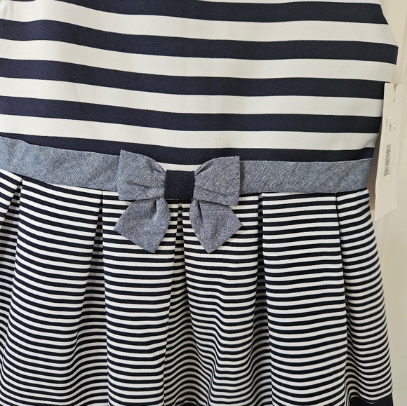 Bonnie Jean Girls Navy Dress size 6 - Picture 2 of 5
